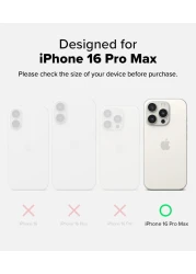 Ringke - iPhone 16 Pro Max Case Cover , Fusion X Series , Black