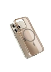 جرين لايون كفر ديليجو MagSafe لهاتف آيفون 16 برو، غطاء بحواف حماية، فتحات دقيقة، تصميم نحيف، وضوح دائم، حماية من السقوط، حماية للكاميرا، مقاوم للبصمات والخدوش، مضاد للاصفرار
