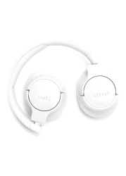 جي بي إل تيون 770NC سماعات رأس مع ميكروفون لاسلكي لإلغاء الضوضاء، أبيض