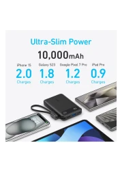 أنكر بي دي باور بانك 10000 مللي أمبير، 22.5 واط - أسود