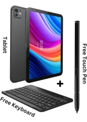 OTEETO TAB 15 Tablet/10 Inch/5G SIM/iOS Style Operating System/5G Dual SIM/Octa Core Processor/ Flip Cover&amp;Keyboard/8GB RAM + 512 GB ROM/Android 13/6000 mAh/8MP Front+13 MP Rear (Blue)