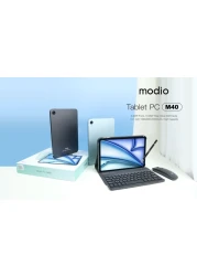 Modio M40 10.1inch Tablet Pc, 8GB RAM+512GB ROM, Real Incell Screen Display, Keyboard+Mouse Pad, Leather Case (Green)