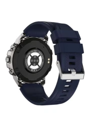 سويس ميليتري ساعة ذكية معدنية دوم 5 بتقنية جي بي إس -أزرق-