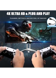 سعة تخزين 4K 64 جيجابايت 40000 لعبة و15 محاكيًا (CPS، PS1، N64، MAME، NDS، DC، FC، GB، GBA، GBC، MD، SFC، Atari، SNES، NES)