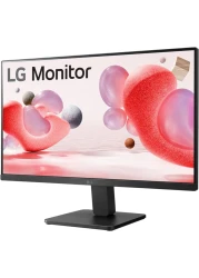LG 3-Side Borderless Monitor, 23.8" FHD IPS Display, 100Hz Refresh Rate, 5ms Response Time, AMD FreeSync Technology, D-Sub / HDMI / 3.5mm Audio Port, Black 24MR400