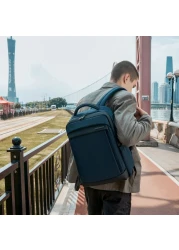 Arctic Hunter Durable Laptop Bag Light Weight Water Resistant with USB Jack Travel Backpack with Separate Laptop Compartment for Unisex B00478 Black