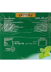 TWININGS GOLDLINE GREEN TEAMINT TBAG