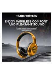 Transformers Bumble Bee Truly Wireless Bluetooth Over-Ear Headset TFG06, Yellow