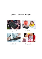 Generic-8.5 Inch LCD Drawing Tablet Portable Digital Pad Writing Notepad Electronic Graphic Board Notes Reminder Font Bold with Stylus Pen(Black)