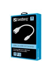 Sandberg USB-C To USB 3.0 Converter 10cm White