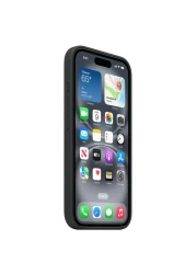 Apple Silicone Case Cover With MagSafe For iPhone 16 Black