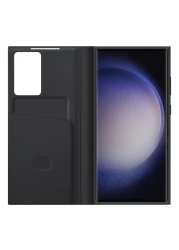 Samsung Smart View Wallet Case For Galaxy S23 Ultra Black