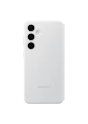Samsung Smart View Wallet Case Cover for Galaxy S24+ White