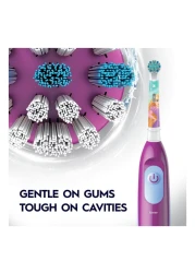 أورال-بي فرشاة أسنان تعمل بالبطارية D55101K بتصميم الأميرات