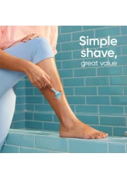 جيليت سيمبلي فينوس 2 موس حلاقة للإستعمال مرة واحدة _أزرق 12 أمواس حلاقة