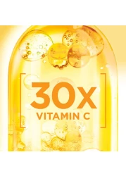 غارنييه سكين أكتيف سيروم فائق للاشراقة السريعة ضد البقع ب X30 فيتامين سي*و نياسيناميد. *vs كريم للاشراقة السريعة للنهار