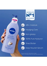 NIVEA Body Lotion, Dry Skin, Shea Smooth, Deep Moisture Serum, 625ml