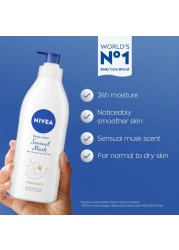 NIVEA Body Lotion, Normal to Dry Skin, Sensual Musk, 400ml