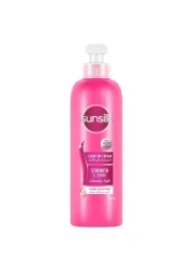 صانسيلك كريم لقوة ولمعان الشعر، يُترك على الشعر، 200 ملل، حزمةمن قطعتين