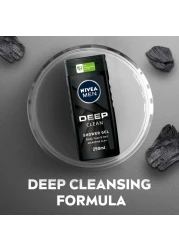 NIVEA MEN 3in1 Shower Gel DEEP 250ml Pack of 3