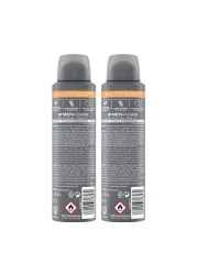 Dove Men+Care Antiperspirant Deodorant Spray Sandalwood &amp; Amber 150ml Pack of 2