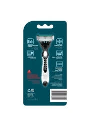 Dorco Pace6 Disposable Razor with Vitamin E and Aloe Vera for Men Pack of 4