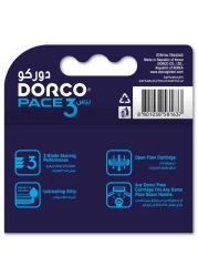 Dorco Pace3 Razor Cartridge 4 PCS