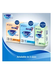 Fine Care Adult Diapers Medium (Waist 75-110Cm) 22 Diapers