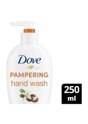 دوف للعناية والحماية بزبدة الشيا والفانيليا غسول اليدين والحماية أبيض 250 ملل .