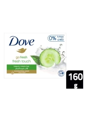 Dove Cool Moisture Moisturising Beauty Cream Soap Bar Cucumber &amp; Green Tea Scent With &frac14; Moisturising Cream 160g