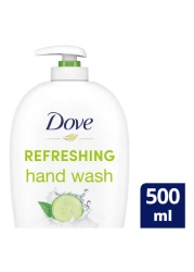 Dove Go Fresh Hand Wash Refreshing Fresh Touch Cucumber &amp; Green Tea With &frac14; Moisturising Cream 500ml