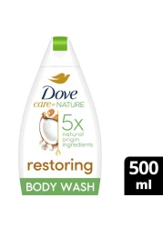 Dove Care by Nature Restoring Body Wash Coconut &amp; Almond 500ml