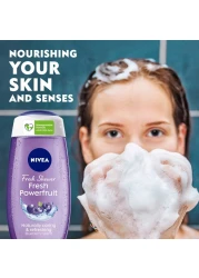 نيڤيا جل الاستحمام، فريش باورفروت، 250 مل عبوة تحتوي على ٣