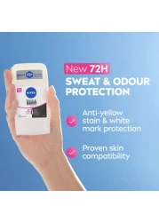 NIVEA Black &amp; White Invisible Antiperspirant Deodorant Stick for Women, Clear, 72H Active Protection, 50ml, Pack of 2