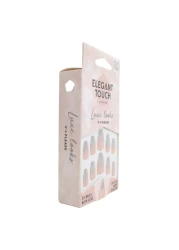 Elegant Touch Luxe Looks False Nails With Glue V-I-Please 24 PCS