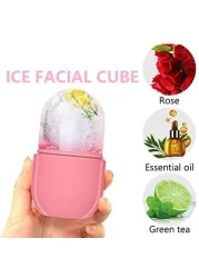 رول الثلج للوجه والجسم – أداة ثلجية لتجميل البشرة، شد الوجه وتقليل الانتفاخات والهالات، وتنعيم الخطوط الدقيقة (ألوان مختلطة)