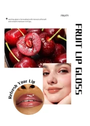 ملمع شفاه سموذ جلوس جوس ملمع شفاه مرطب غني بنكهات الفاكهة اللذيذة - 5 مل
