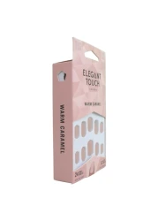 Elegant Touch False Nails With Glue Warm Caramel 24 PCS