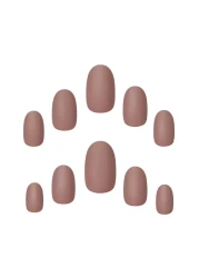 إليغانت تاتش أظافر إصطناعية متوسطة الطول - مينك نيود 24 قطعة