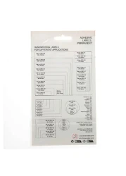 Tanex Labels White 23x50mm 120 PCS