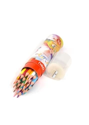 ديلي قلم رصاص ملون في أنبوب 24 قطعة