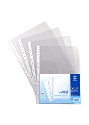Viquel Perforated File Clear A4 50 Pockets