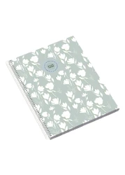 أمبار مون دفتر ملاحظات للمراهقين مربع الشكل ذو غلاف صلب ، 24 صفحة ، مقاس A4