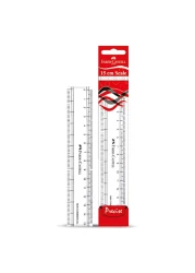 Faber-Castell Precise Ruler Clear 15cm