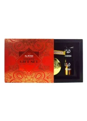 الرياح طقم هدية بخور وفحم BR1024 - متعدد الألوان - 3 قطع