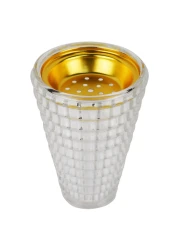 ويندسيرا مبخرة المزخرفة IB9013 شفافة مع لمسة ذهبية