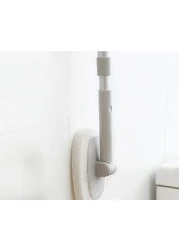 Aiwanto Extendable Long Handle Scrubber Brush &amp; Sweeper Wiper Bathroom Tile Floor Cleaning Brush Wiper Cleaning Accessories