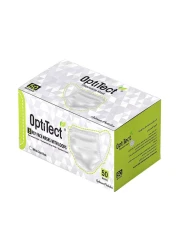 OptiTect Disposable Face Mask White 3 Ply 50 PCS
