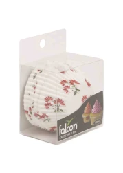 فالكون أكواب ورقية للكيك بطبعات زهور - متعدد الألوان 9.5 سم 200 قطعة