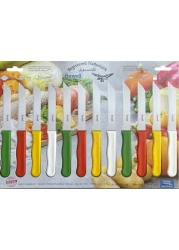 Fitto 12-Piece Knife Set &ndash; Premium Stainless Steel Kitchen Knives with Ergonomic Handles, Full Tang Construction, and Multi-Function Blade Set for Versatile Cooking